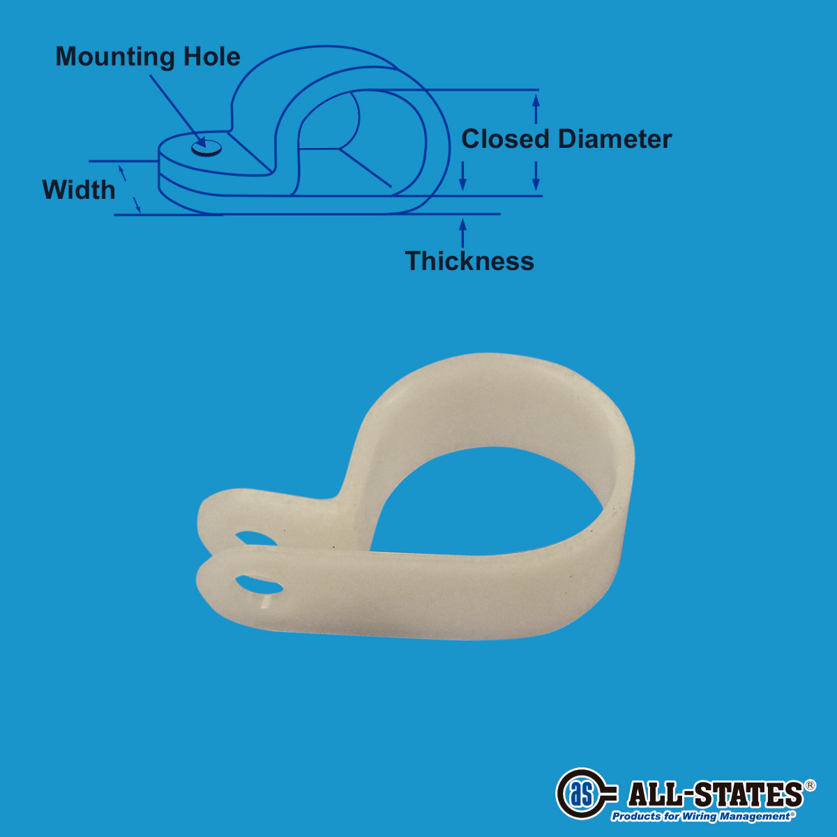 2-LN - All-States Inc. Cable Ties